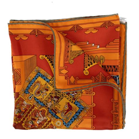 hermes astres et soleil camicia|HERMES Silk Astres et Soleils Scarf 90 White.